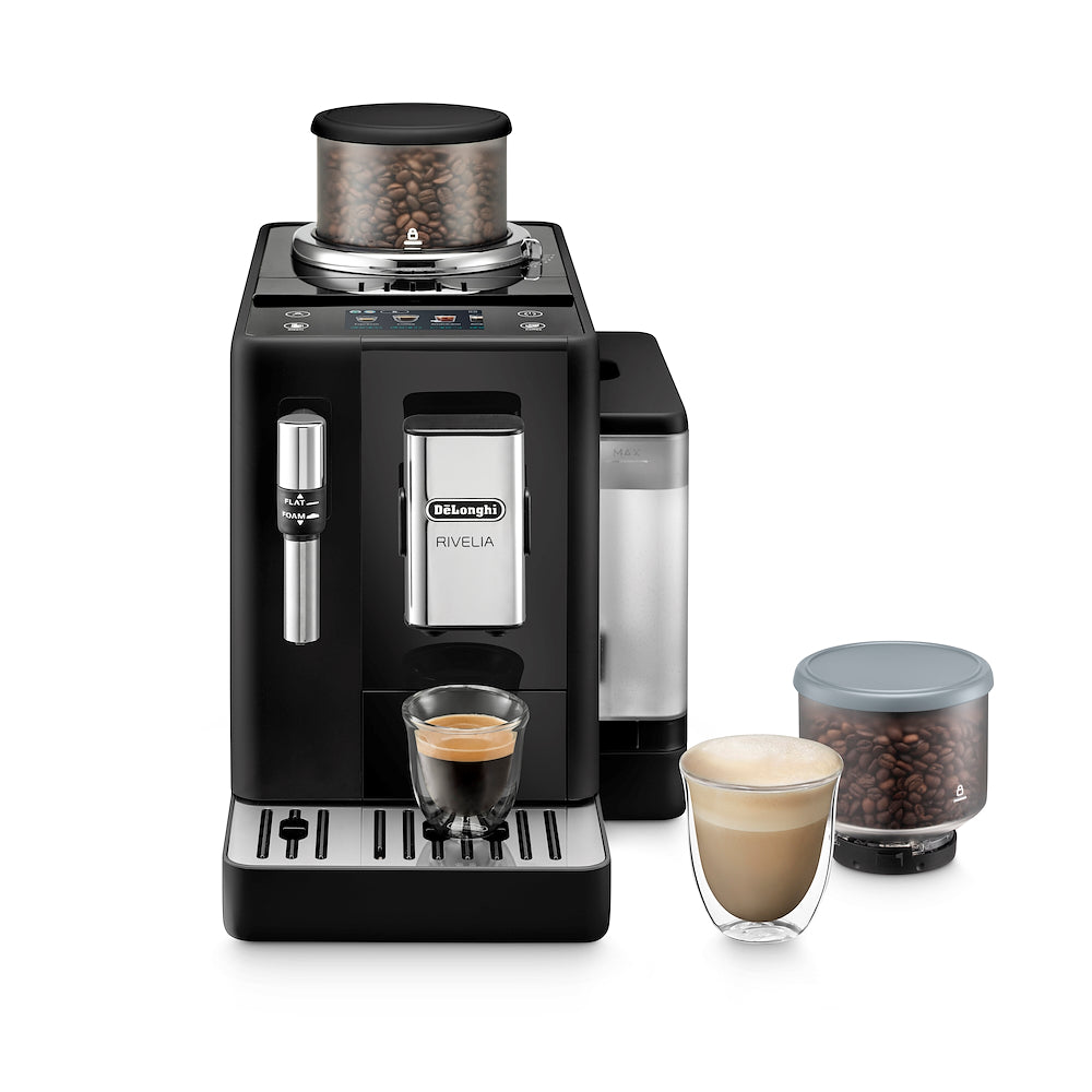 De Longhi EXAM44035B M.caffe' Automat.1450w Tft 1.4l Rivelia Coffee Blk De Longhi EXAM44035B M.caffe' Automat.1450w Tft 1.4l Rivelia Coffee Blk